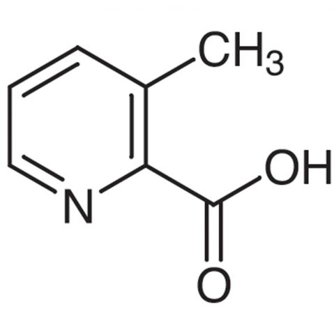 3-Methylpyridine-2-carboxylic acid التركيب الكيميائي