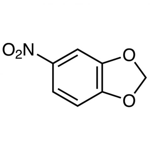 3,4-Methylenedioxynitrobenzene Chemische Struktur