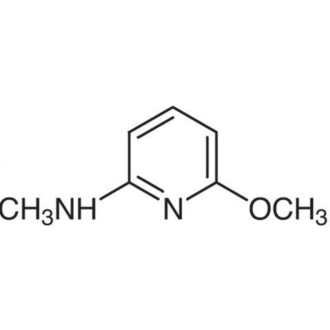 2-Methoxy-6-methylaminopyridine Chemische Struktur