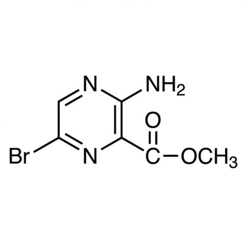 Methyl 3-Amino-6-bromopyrazine-2-carboxylate 化学構造