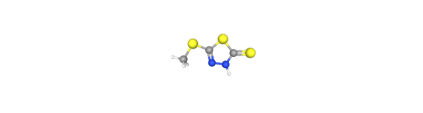 2-Mercapto-5-methylthio-1,3,4-thiadiazole Chemical Structure