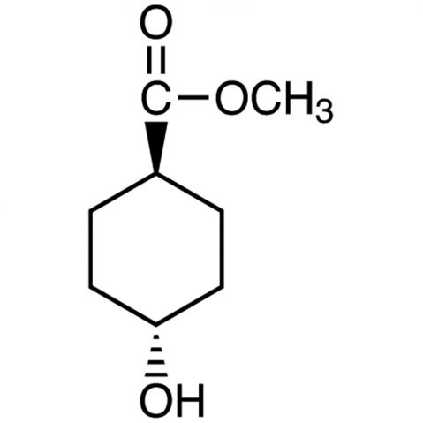 Methyl trans-4-Hydroxycyclohexanecarboxylate التركيب الكيميائي