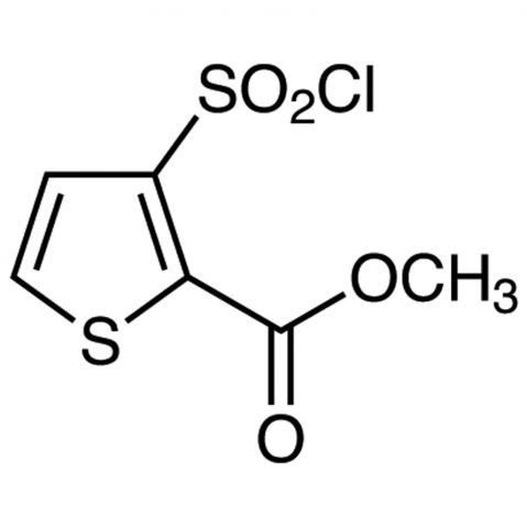 Methyl 3-(Chlorosulfonyl)-2-thiophenecarboxylate Chemical Structure