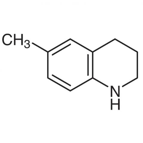 6-Methyl-1,2,3,4-tetrahydroquinoline 化学構造