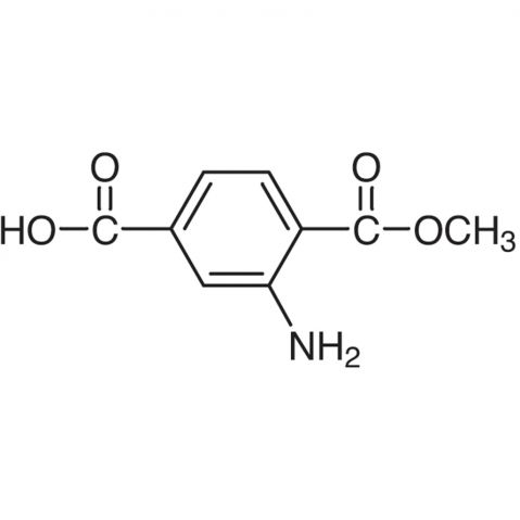 1-Methyl 2-Aminoterephthalate 化学構造