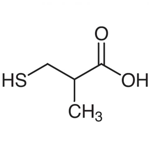 3-Mercaptoisobutyric Acid 化学構造