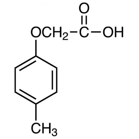 4-Methylphenoxyacetic Acid 化学構造