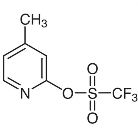 4-Methyl-2-pyridyl Trifluoromethanesulfonate Chemical Structure