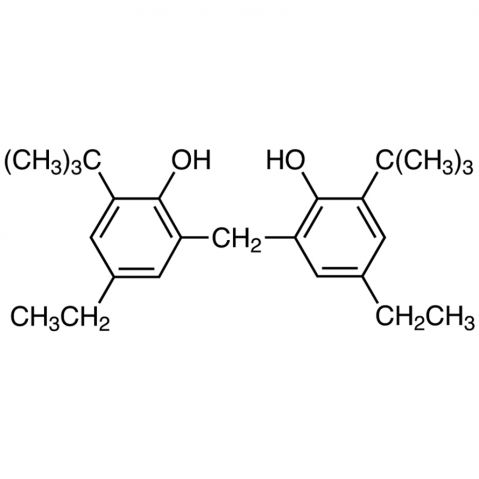 2,2'-Methylenebis(6-tert-butyl-4-ethylphenol) Chemical Structure