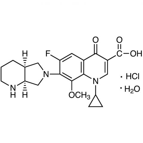 Moxifloxacin Hydrochloride Monohydrate Chemische Struktur