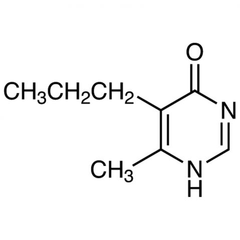 6-Methyl-5-propyl-4(1H)-pyrimidinone Chemische Struktur