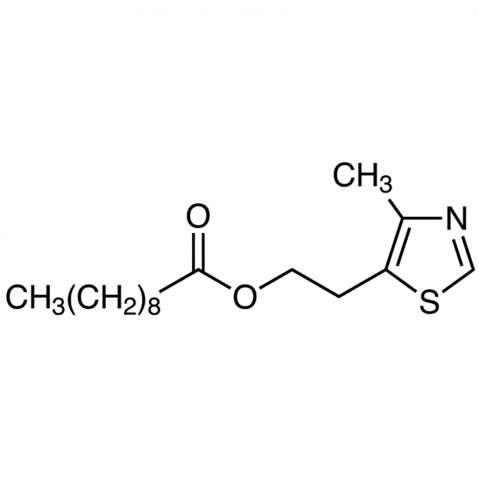 2-(4-Methyl-5-thiazolyl)ethyl Decanoate Chemical Structure