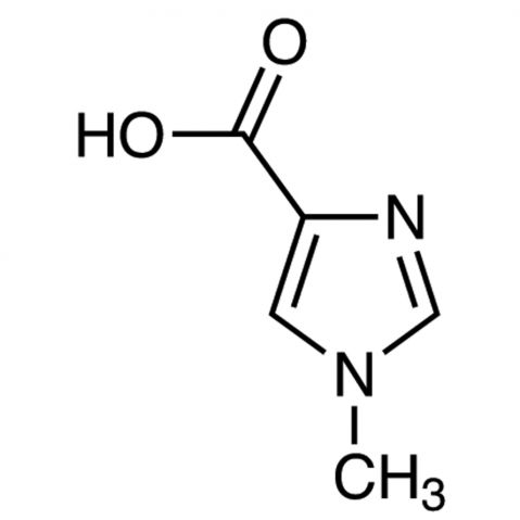 1-Methyl-4-imidazolecarboxylic Acid Chemische Struktur