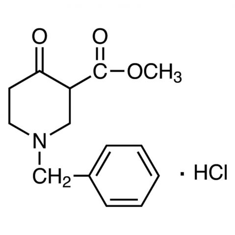 Methyl 1-Benzyl-4-oxo-3-piperidinecarboxylate Hydrochloride Chemical Structure