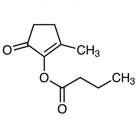 2-Methyl-5-oxo-1-cyclopentenyl Butyrate Chemical Structure