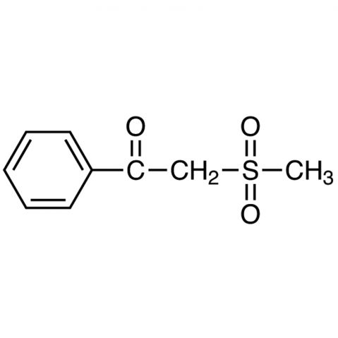 2-(Methylsulfonyl)acetophenone 化学構造