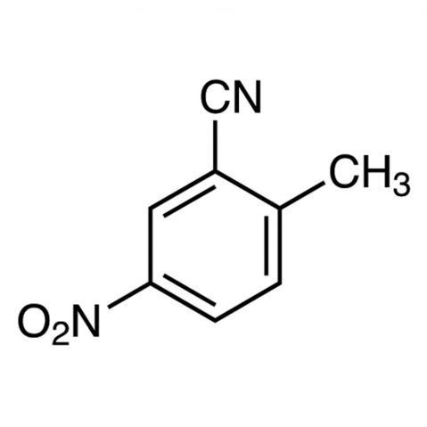 2-Methyl-5-nitrobenzonitrile 化学構造