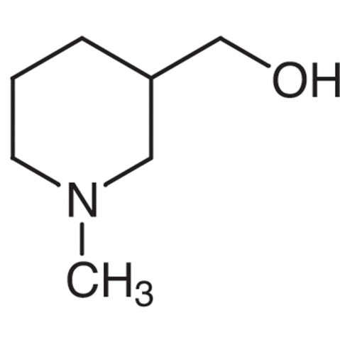 1-Methyl-3-piperidinemethanol Chemical Structure