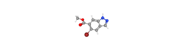 Methyl 5-bromo-1H-indazole-6-carboxylate Chemical Structure