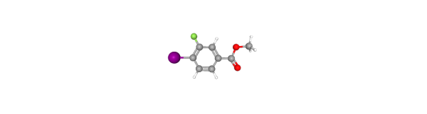 Methyl 3-fluoro-4-iodobenzoate التركيب الكيميائي