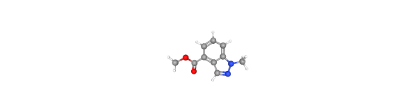 1-Methyl-1H-indazole-4-carboxylic acid methyl ester Chemical Structure