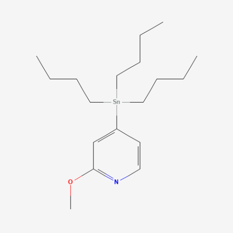 2-Methoxy-4-(tributylstannyl)pyridine Chemical Structure