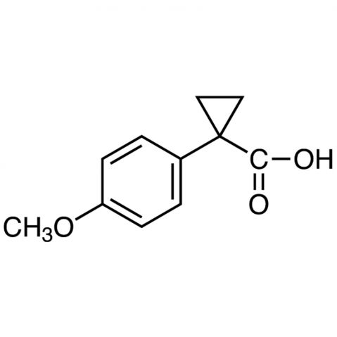 1-(4-Methoxyphenyl)-1-cyclopropanecarboxylic Acid التركيب الكيميائي