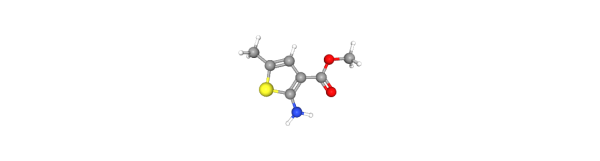 Methyl 2-amino-5-methylthiophene-3-carboxylate 化学構造