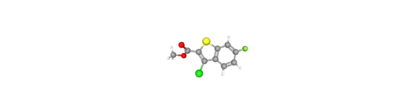 Methyl 3-chloro-6-fluorobenzo[b]thiophene-2-carboxylate 化学構造