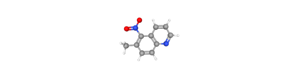 6-Methyl-5-nitroquinoline Chemische Struktur