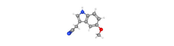 5-Methoxy-3-indolylacetonitrile Chemical Structure