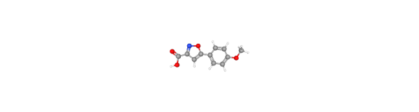 5-(4-Methoxyphenyl)isoxazole-3-carboxylic acid التركيب الكيميائي