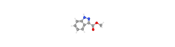 1H-Indazole-3-carboxylic acid methyl ester 化学構造