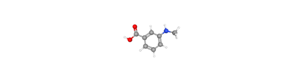 3-(Methylamino)benzoic acid Chemical Structure