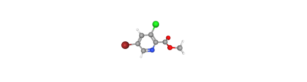 methyl 5-bromo-3-chloropicolinate Chemical Structure