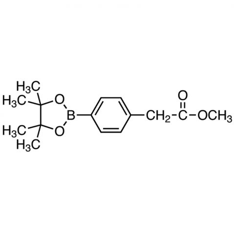 methyl 2-[4-(tetramethyl-1,3,2-dioxaborolan-2-yl)phenyl]acetate التركيب الكيميائي