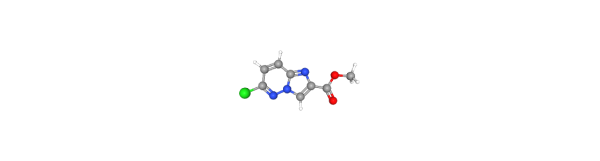 methyl 6-chloroimidazo[1,2-b]pyridazine-2-carboxylate 化学構造