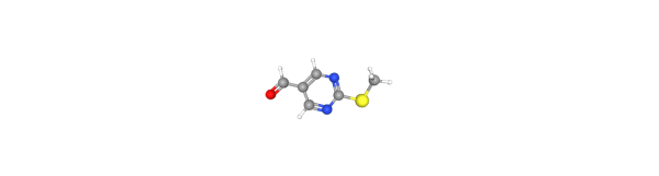 2-(methylsulfanyl)pyrimidine-5-carbaldehyde Chemische Struktur