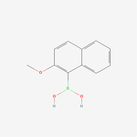 2-Methoxynaphthalene-1-boronic acid Chemical Structure