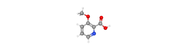 3-Methoxypyridine-2-carboxylic acid Chemische Struktur