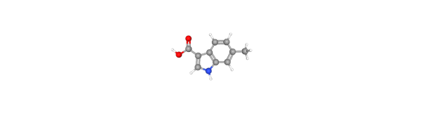 6-Methyl-1H-indole-3-carboxylic acid Chemische Struktur