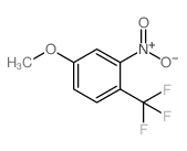 4-Methoxy-2-nitro-1-(trifluoromethyl)benzene Chemical Structure