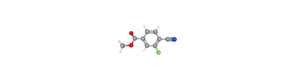 Methyl 4-cyano-3-fluorobenzoate التركيب الكيميائي