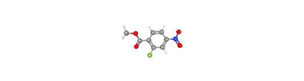 Methyl 2-fluoro-4-nitrobenzoate Chemical Structure