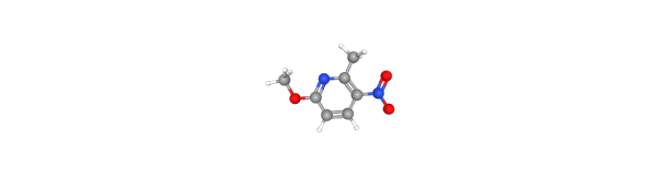 2-Methoxy-5-nitro-6-picoline Chemical Structure