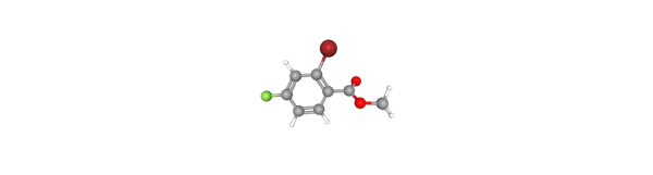 Methyl 2-bromo-4-fluorobenzoate Chemical Structure