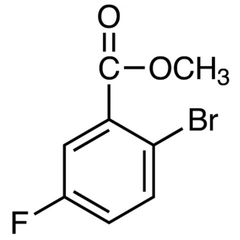 Methyl 2-bromo-5-fluorobenzoate Chemical Structure