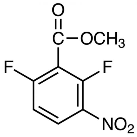 Methyl 2,6-difluoro-3-nitrobenzoate 化学構造