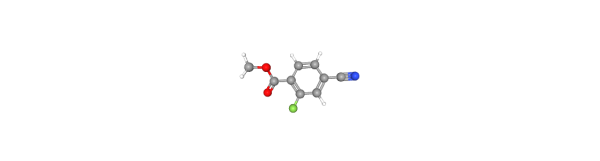 Methyl 4-cyano-2-fluorobenzoate Chemische Struktur