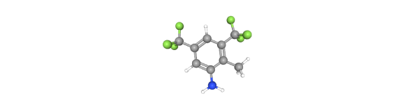 2-Methyl-3,5-bis(trifluoromethyl)aniline التركيب الكيميائي